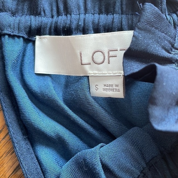 Loft Navy ahold Peach Top S - Picture 4 of 4